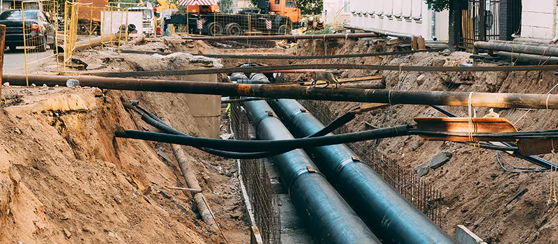 Underground Drainage Pipe Replacement in Churchville, Brampton