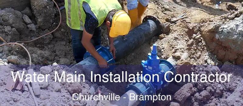  Water Main Installation Contractor Churchville - Brampton